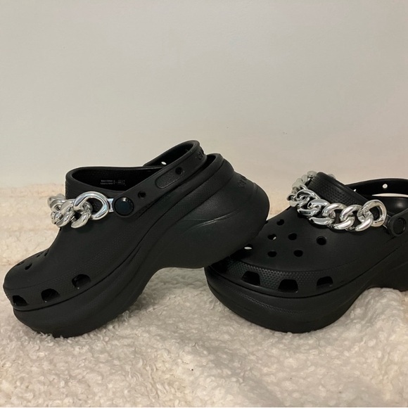 Crocs Bae Chain Platform Clogs - Picture 3 of 7